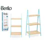 Bathroom Shelves Blue Natural Bamboo Pine 40,3 x 81,5 x 30 cm by Berilo, Bathroom Shelves - Ref: S3629255, Price: 20,28 €, Di...