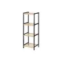 Bathroom Shelves 35 x 30 x 100 cm Black Natural Bamboo Pine by Berilo, Bathroom Shelves - Ref: S3629257, Price: 27,08 €, Disc...