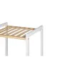 Bathroom Shelves 35 x 30 x 100 cm White Natural Bamboo Pine by Berilo, Bathroom Shelves - Ref: S3629258, Price: 27,08 €, Disc...