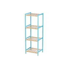 Bathroom Shelves 35 x 30 x 100 cm Blue Natural Bamboo Pine by Berilo, Bathroom Shelves - Ref: S3629260, Price: 27,08 €, Disco...