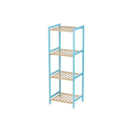 Bathroom Shelves 35 x 30 x 100 cm Blue Natural Bamboo Pine by Berilo, Bathroom Shelves - Ref: S3629260, Price: 27,08 €, Disco...