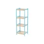 Etagère de salle de bains 35 x 30 x 100 cm Bleu Naturel Bambou Bois de pin de Berilo, Étagères - Réf : S3629260, Prix : 27,08...