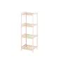 Bathroom Shelves 35 x 30 x 100 cm Pink Natural Bamboo Pine by Berilo, Bathroom Shelves - Ref: S3629261, Price: 27,08 €, Disco...