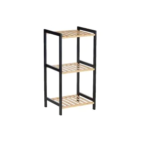 Bathroom Shelves 35 x 30 x 70 cm Black Natural Bamboo Pine by Berilo, Bathroom Shelves - Ref: S3629262, Price: 20,62 €, Disco...