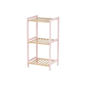 Bathroom Shelves 35 x 30 x 70 cm Pink Natural Bamboo Pine by Berilo, Bathroom Shelves - Ref: S3629266, Price: 20,62 €, Discou...