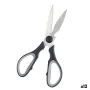 Scissors Black Silver Stainless steel 8,5 x 21 x 1,5 cm (12 Units) by Kinvara, Kitchen Scissors - Ref: S3629316, Price: 19,66...