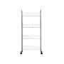 Vegetable trolley Silver Metal Plastic 37 x 27 x 82,5 cm (4 Units) by Kinvara, Shelves and supports - Ref: S3629336, Price: 5...