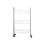 Chariot à légumes Argenté Métal Plastique 37 x 27 x 62,3 cm (4 Unités) de Kinvara, Étagères et supports - Réf : S3629338, Pri...