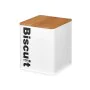 Biscuit and cake box White Metal 13,7 x 16,5 x 14 cm (6 Units) by Kinvara, Food storage - Ref: S3629357, Price: 27,99 €, Disc...