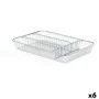 Organizador para Cubiertos Plateado Metal 26 x 4,5 x 35,5 cm (6 Unidades) de Kinvara, Estantes y soportes - Ref: S3629388, Pr...