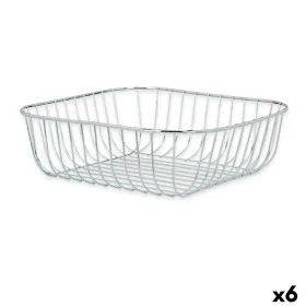 Portafrutta Argentato Metallo 30 x 9 x 30 cm (6 Unità) di Kinvara, Ciotole e tazzoni - Rif: S3629390, Prezzo: 30,59 €, Sconto: %