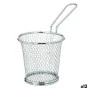 Basket for Presenting Aperitifs Silver Metal 15,5 x 12 x 8 cm (12 Units) by Kinvara, Bowls and large cups - Ref: S3629402, Pr...