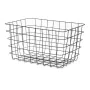 Cesta Multiusos Negro Metal 38,5 x 20,5 x 28 cm Rectangular (6 Unidades) de Kinvara, Estantes y soportes - Ref: S3629410, Pre...