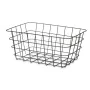 Panier Multi-usages Noir Métal 30,3 x 14 x 22,5 cm Rectangulaire (6 Unités) de Kinvara, Étagères et supports - Réf : S3629412...