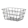 Multi-purpose basket Black Metal 24,5 x 12 x 18 cm Rectangular (6 Units) by Kinvara, Shelves and supports - Ref: S3629414, Pr...