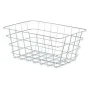 Cestino Multiuso Argentato Metallo 31 x 14 x 21 cm Rettangolare (6 Unità) di Kinvara, Ripiani e supporti - Rif: S3629418, Pre...