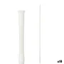 Barra extensível De duche Branco Alumínio 200 x 2,2 x 2,2 cm (18 Unidades) de Berilo, Cortinas, ganchos e revestimentos para ...