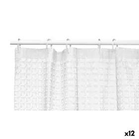 Shower Curtain Frames Transparent Polyethylene EVA 180 x 180 cm (12 Units) by Berilo, Shower curtains, hooks and casings - Re...