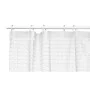 Shower Curtain Frames Transparent Polyethylene EVA 180 x 180 cm (12 Units) by Berilo, Shower curtains, hooks and casings - Re...