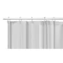 Shower Curtain Grey Polyethylene EVA 180 x 180 cm (12 Units) by Berilo, Shower curtains, hooks and casings - Ref: S3629442, P...