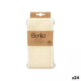 Body Sponge With handles White 20 x 3 x 11 cm (24 Units) by Berilo, Sponges - Ref: S3629472, Price: 39,34 €, Discount: %