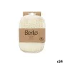 Gant de toilette Blanc Beige (24 Unités) de Berilo, Gants exfoliants - Réf : S3629480, Prix : 25,39 €, Remise : %