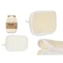 Gant de toilette Blanc Beige (24 Unités) de Berilo, Gants exfoliants - Réf : S3629480, Prix : 25,39 €, Remise : %