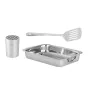 Roasting Tin Silver 35,5 x 6 x 25,5 cm Roasting Tin (6 Units) by Kinvara, Roasting Pans - Ref: S3629514, Price: 65,19 €, Disc...