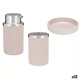 Bath Set Pink Plastic (12 Units) by Berilo, Bathroom Accessory Sets - Ref: S3629522, Price: 56,53 €, Discount: %