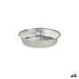 Set de Fuentes de Cocina Desechable Redondo Aluminio 21,5 x 5,5 x 21,5 cm (12 Unidades) de Kinvara, Moldes desechables - Ref:...