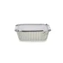 Set de Fuentes de Cocina Desechable Con Tapa Aluminio 14,5 x 7,5 x 12,5 cm (12 Unidades) de Kinvara, Moldes desechables - Ref...