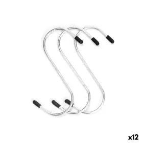 Gancio per appenderla Set Argentato Metallo 12 cm (12 Unità) di Kinvara, Ganci multifunzione - Rif: S3629560, Prezzo: 11,62 €...