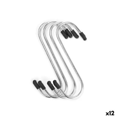 Gancio per appenderla Set Argentato Metallo (12 Unità) di Kinvara, Ganci multifunzione - Rif: S3629561, Prezzo: 12,10 €, Scon...