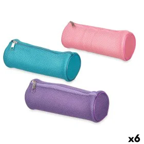 Cylindrical School Case Padded 22 x 8 x 8 cm (6 Units) by Pincello, Pencil cases - Ref: S3629579, Price: 10,51 €, Discount: %