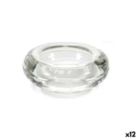 Bougeoir Transparent verre 6,5 x 2,5 x 6,5 cm (12 Unités) de Gift Decor, Bougeoirs et chandeliers - Réf : S3629583, Prix : 12...