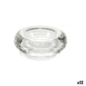 Bougeoir Transparent verre 6,5 x 2,5 x 6,5 cm (12 Unités) de Gift Decor, Bougeoirs et chandeliers - Réf : S3629583, Prix : 11...