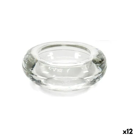 Kerzenschale Durchsichtig Glas 6,5 x 2,5 x 6,5 cm (12 Stück) von Gift Decor, Kerzenständer und Kerzenhalter - Ref: S3629583, ...