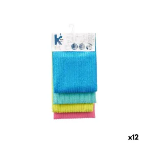 Set of Cloths Blue Green Pink Turquoise 40 x 60 cm (12 Units) by BigBuy Home, Cleaning equipment - Ref: S3629665, Price: 36,7...