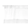 Shower Curtain 180 x 180 cm Transparent White Plastic PEVA (12 Units) by Berilo, Shower curtains, hooks and casings - Ref: S3...