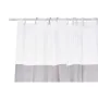 Shower Curtain Transparent 180 x 180 cm Grey Plastic PEVA (12 Units) by Berilo, Shower curtains, hooks and casings - Ref: S36...