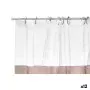 Rideau de Douche Transparent 180 x 180 cm Beige Plastique PEVA (12 Unités) de Berilo, Rideaux, crochets et revêtements de dou...