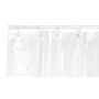 Rideau de Douche 180 x 180 cm Plastique PEVA Transparent (12 Unités) de Berilo, Rideaux, crochets et revêtements de douche - ...