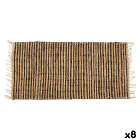 Carpet Black Natural 70 x 1 x 140 cm (8 Units) by Gift Decor, Rugs - Ref: S3629700, Price: 86,60 €, Discount: %