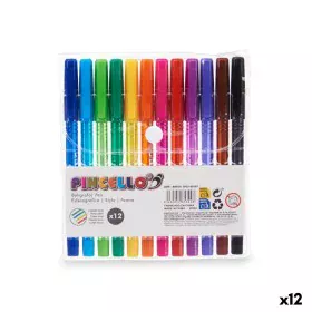 Conjunto de Canetas Multicolor (12 Unidades) de Pincello, Canetas com tinta de gel - Ref: S3629717, Preço: 19,66 €, Desconto: %