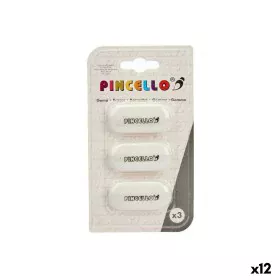 Conjunto de Borrachas Branco (12 Unidades) de Pincello, Corretores e borrachas - Ref: S3629720, Preço: 11,01 €, Desconto: %