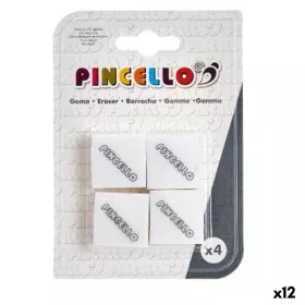 Ensemble de Gommes Blanc (12 Unités) de Pincello, Correcteurs et gommes - Réf : S3629722, Prix : 9,89 €, Remise : %