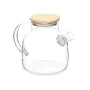 Carafe avec filtre pour infusions Bambou Verre Borosilicaté 1,2 L 22 x 16 x 14 cm (6 Unités) de Vivalto, Service à thé et à c...