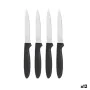 Knife Set Black Silver Stainless steel Plastic 19,5 x 2 x 1 cm (12 Units) by Kinvara, Knives - Ref: S3629753, Price: 19,66 €,...