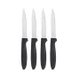 Set di Coltelli Nero Argentato Acciaio inossidabile Plastica 19,5 x 2 x 1 cm (12 Unità) di Kinvara, Coltelli - Rif: S3629753,...