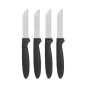 Peeler Knife Set Black Silver Stainless steel Plastic 17,2 cm (12 Units) by Kinvara, Paring & Peeling Knives - Ref: S3629757,...